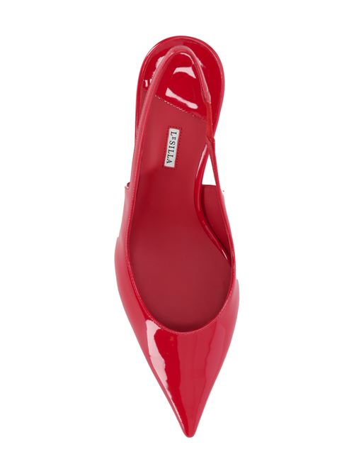 Poppy red elasticated slingback LE SILLA | 4233B060LBPPKAB895